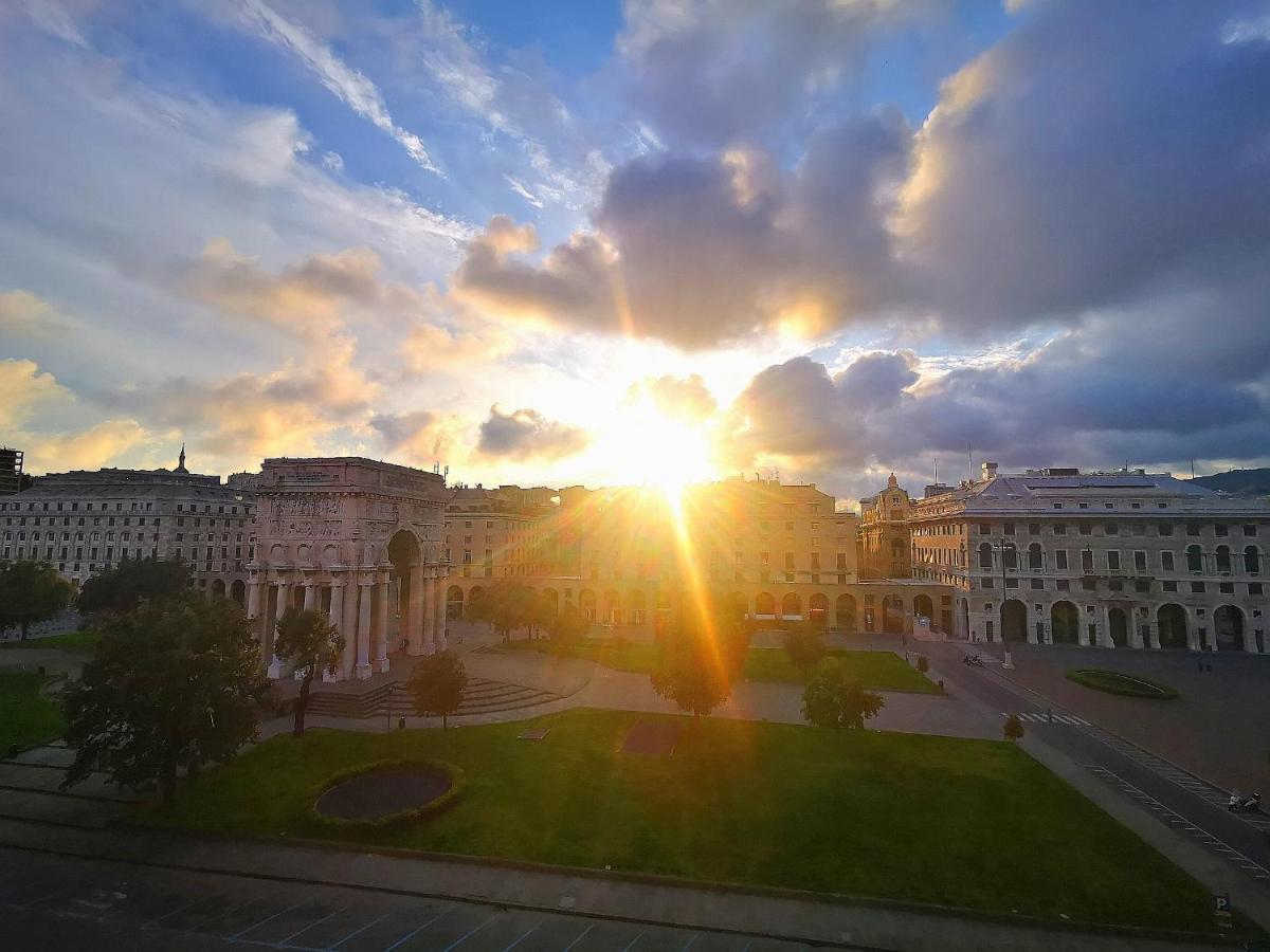 B&B Piazza Della Vittoria 제노바 외부 사진